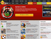 Tablet Screenshot of gamesfreejuegos.com